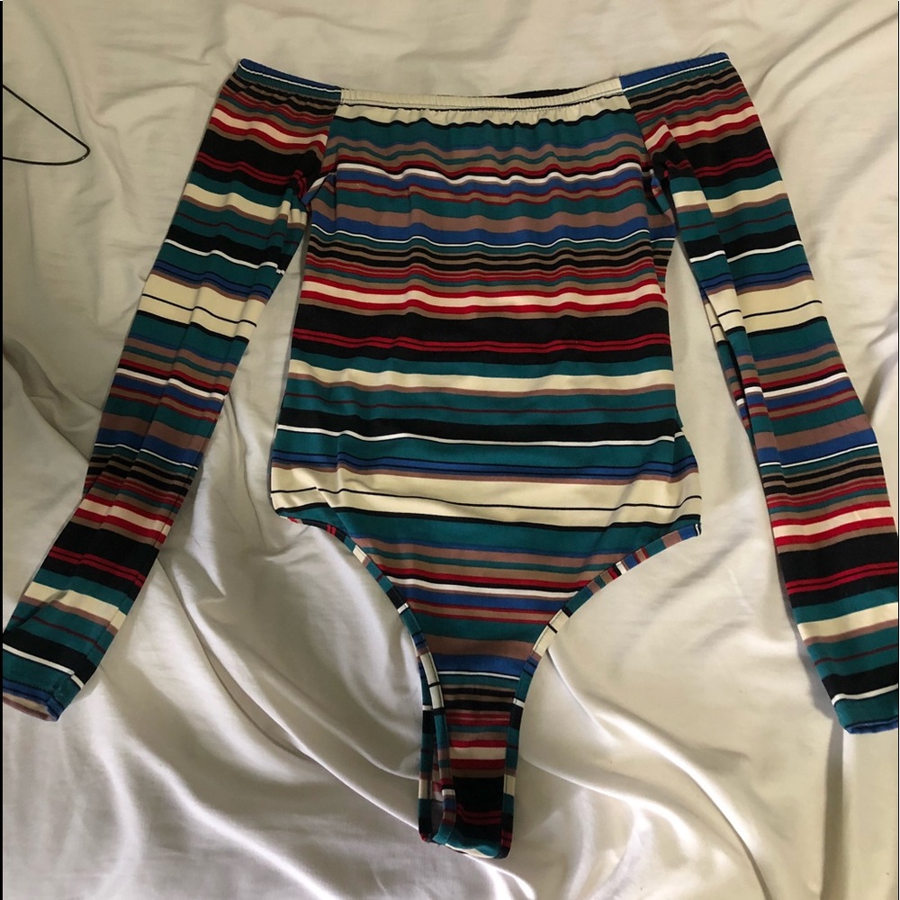 super cute striped bodysuit